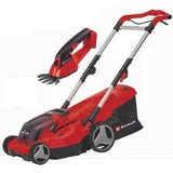 Einhell Akku-Rasenmäher GE-CM 36/37 - 36V ( 2 x 18V ) Solo + Grasschere