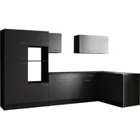 Respekta Winkelküche L-Form 340 x 172 cm grau