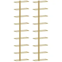 vidaXL Weinregal 24 x 98 x 9,5 cm Gold