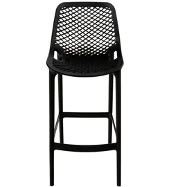 deluke Barhocker, Schwarz, Kunststoff, 45x105x53 cm, Esszimmer, Barmöbel, Barhocker