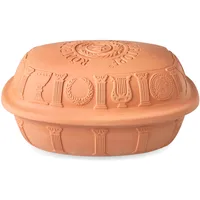RÖMERTOPF 40 Jahre Jubiläums-Bräter 3,5L oval Terrakotta Dampfgarer mit