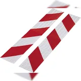 TOOLCRAFT RTS60/400-RD 1564046 Warnstreifen RTS Rot, Silber (L x B) 40 cm x 60 mm 1 Set