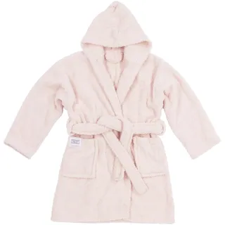 Meyco Baby Uni Frottee Bademantel (Kinderbademantel aus 100% Baumwolle, wunderbar weich, hochwertige Qualität, feuchtigkeitsabsorbierend, Größe: 98/104), Soft pink