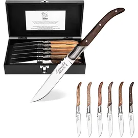 OEM Steakmesser Set 6-tlg. Mischholz