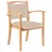 einrichtungsdesign24 Armlehnstuhl Stoff beige