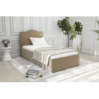 Westfalia Schlafkomfort Polsterbett "Graz", beige, L:210cm, Bezug 100% Polyester,