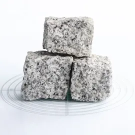 Schicker Mineral Mineral Granit Pflastersteine hellgrau 5x5x5 cm 25 kg