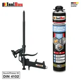 Brunnenschaum 1 x 750ml Bauschaum 1x Teflon Pistole Pistolenschaum Montageschaum