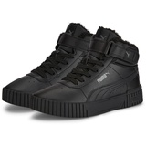 Puma Carina 2.0 Mid WTR Jr Sneaker, Puma Black Puma Black Dark Shadow, 39