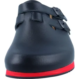 Birkenstock Kay Superlauf, WB, Naturleder, schwarz/rot, normal, Größe 41