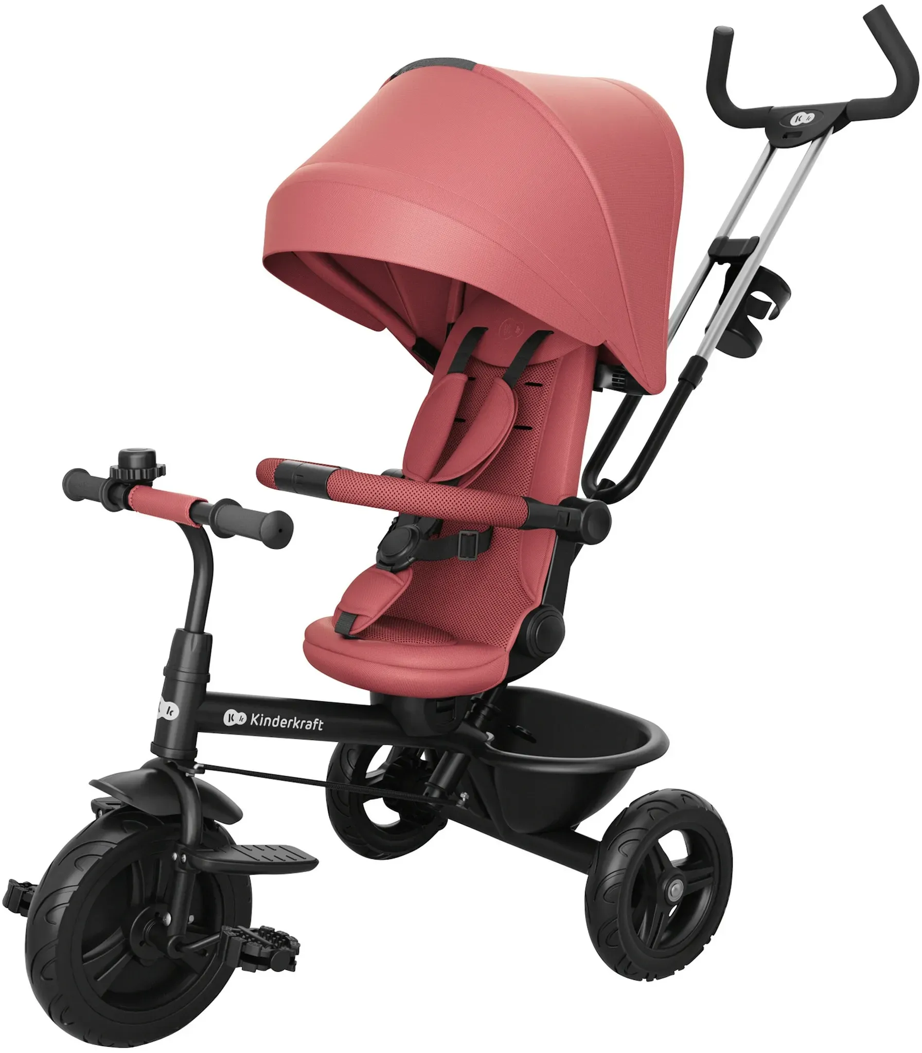 Kinderkraft Dreirad ASTON 2 PLUS, rosa