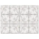 wall-art K&L Wall Art Fliesenaufkleber »Retro Stern Betonoptik«, selbstklebend