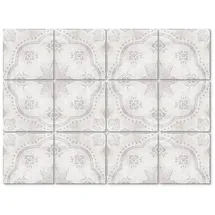 wall-art K&L Wall Art Fliesenaufkleber »Retro Stern Betonoptik«, selbstklebend