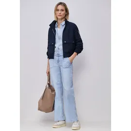 STREET ONE Wide Leg Jeans im Bleached-Look ultra bleached wash, 32 - 32W / 26L