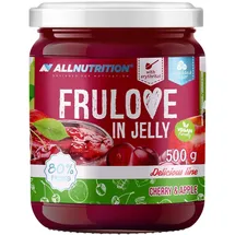 ALLNUTRITION Frulove in Jelly, 500 g Glas, Apple & Cherry