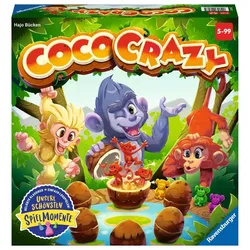 Ravensburger Spiel - Coco Crazy, Brettspiel für Kinder ab 5 Jahren, Familienspiel für Kinder und Erwachsene