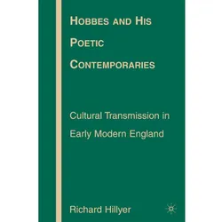 Hobbes and His Poetic Contemporaries, Fachbücher von R. Hillyer