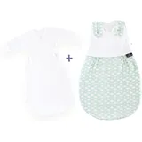Träumeland LIEBMICH Schlafsack Set Wolke mint ((Packung 3-tlg 3er-Pack))