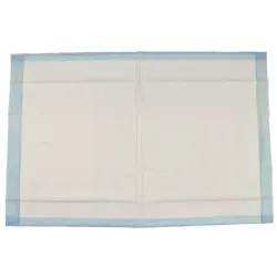 ABENA® Bettschutzunterlage Abri-Cell, 6-lagig, 17g, hellblau 4177 , 1 Packung = 25 Stück, 60 x 90 cm, 650 ml Saugstärke