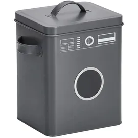 Zeller Waschpulver-Box 19 x 15,5 x 23 cm 6-tlg. grau