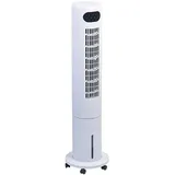 Sichler Haushaltsgeräte 3in1-Turmventilator, Luftkühler & -befeuchter, 80° Oszillation, 40 W