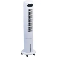Sichler Haushaltsgeräte 3in1-Turmventilator, Luftkühler & -befeuchter, 80° Oszillation, 40 W