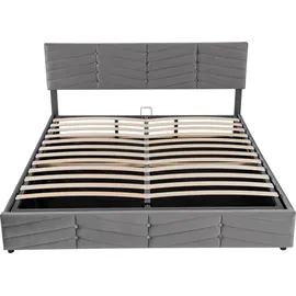 Flieks 160 x 200 cm Grau