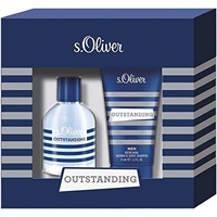 S. Oliver Outstanding Men  Set , Eau de Toilette Spray 30 ml + 75 ml Shampoo