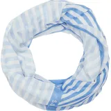 S.Oliver Lässiger Loop-Schal mit All-over-Print, hellblau ONESIZE