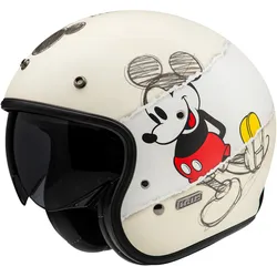 HJC V31 Disney Mickey Sketch Straal helm, zwart-wit-beige, 2XL Voorman