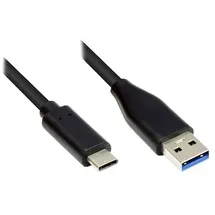 Good Connections Anschlusskabel 5m USB 3.0 USB-C zu USB 3.0 A schwarz