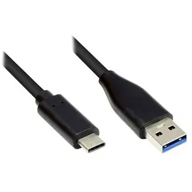 Good Connections Anschlusskabel 5m USB 3.0 USB-C zu USB 3.0 A schwarz