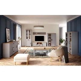Forte Bohol 220 x 87 x 42 cm Grau / Weiß