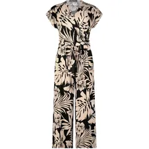 Betty Barclay Damen Jumpsuit mit Eingrifftaschen 38, Schwarz/Beige - 38W