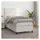 vidaXL Boxspringbett 90 x 200 cm Weiß