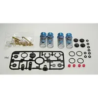 TAMIYA TRF Alu Dämpfer-Set (4) blau Black coat.