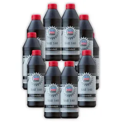10x 1L LIQUI MOLY 20817 Getriebeöl Classic SAE 140 Schaltgetriebe Getriebe Öl