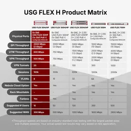 ZyXEL USGFLEX50HP-EU0101F Firewall (Hardware) 0,35 Gbit/s