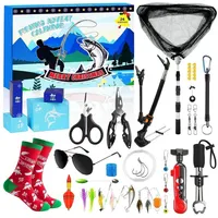 LuxusKollektion Adventskalender Adventskalender 2025 Angeln 24 Überraschungen mit Ködern für Männer