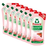 7x Frosch Granatapfel Weichspüler 1 Liter - Pflegend mit Granatapfel