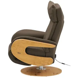 HIMOLLA Relaxsessel 7818 Leder 75 x 108 x 84 cm Braun elektrisch