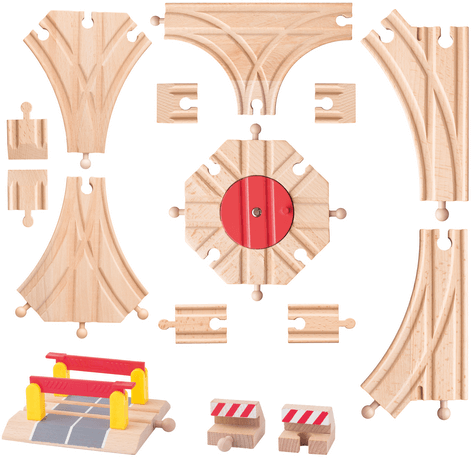 Holzeisenbahn Erweiterungs-Set