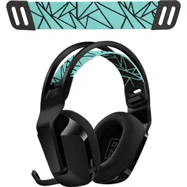 kwmobile Ersatz Bügelpolster kompatibel mit Logitech G733 / G335 / G535 Kopfbügel - Kopfbügelpolster aus Nylon - Kopfhörer Ersatz Bügel mit Po... - Schwarz