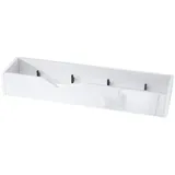 Vladon Garderobenpaneel Kolmio 83,5 x 12,5 x 21 cm Weiß