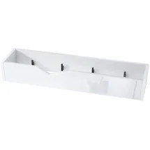 Vladon Garderobenpaneel Kolmio 83,5 x 12,5 x 21 cm Weiß