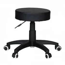 AMSTYLE Hocker SPM1.036 schwarz Kunstleder