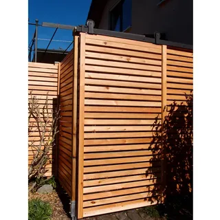 Sibirische Lärche Rhombusleiste, 27x68mm, KD, 15° Schräge, gehobelt