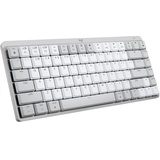 Logitech MX Mini for Mac Tastatur Bluetooth, QWERTY US International Grau, Weiß