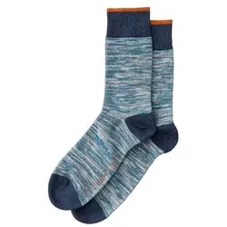 Nudie  Socken Chaussettes  Rasmusson Multi Yarn  in Blau, Einheitsgrösse