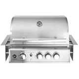 ALLGRILL ALLROUNDER M Modular Grundmodul Edelstahl 3 Brenner 1 Seitenkocher Backburner